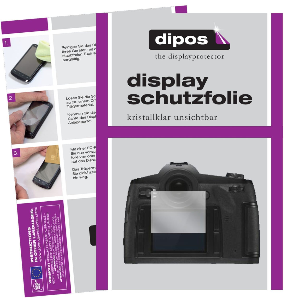 6x Schutzfolie klar für Leica S3 Display-Schutzfol (1)