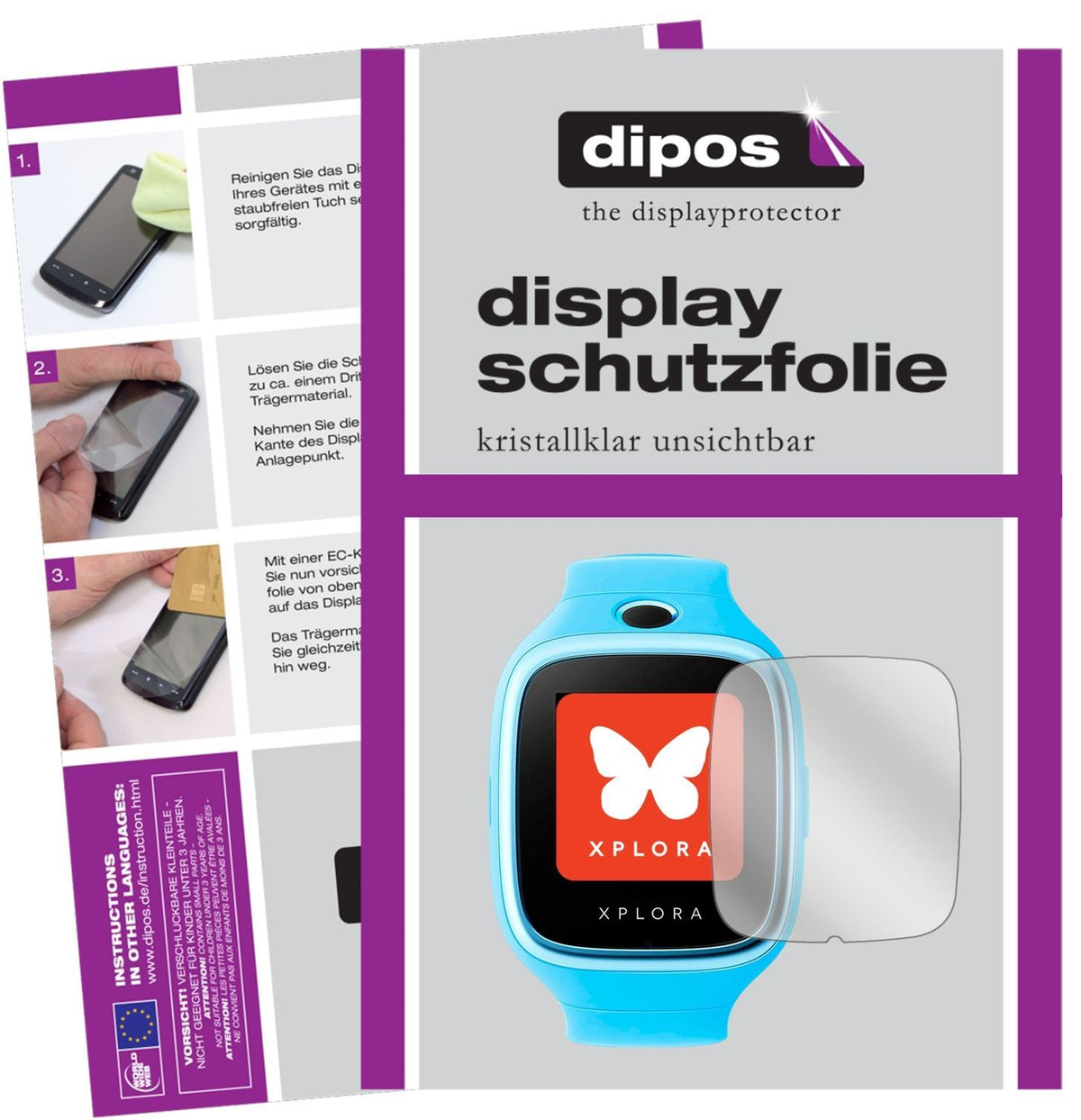 6x Schutzfolie klar für XPLORA 3S Display-Schutzfo (1)