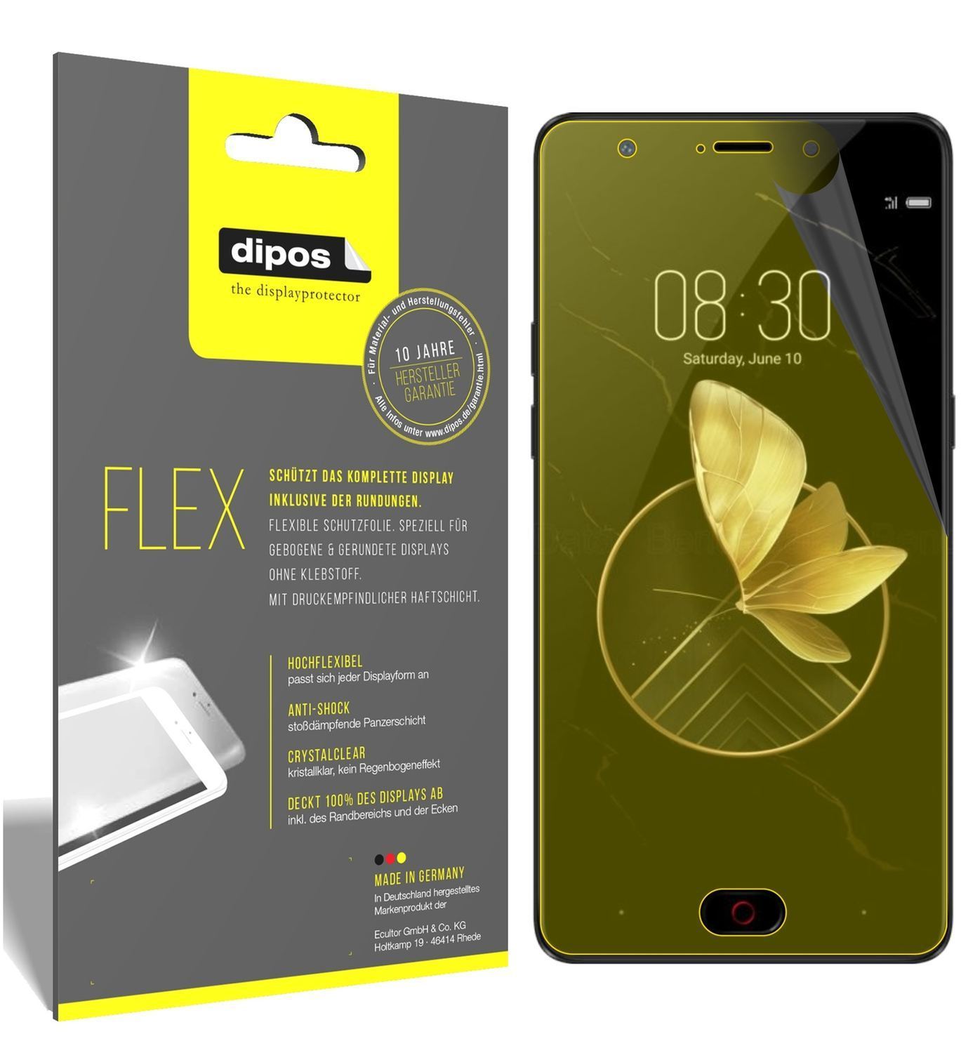 3x 3D Full Cover Schutzfolie für Archos Diamond Ga (1)