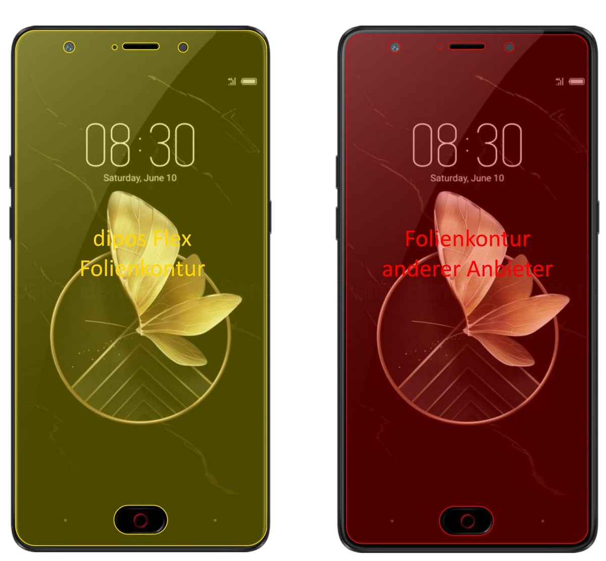 3x 3D Full Cover Schutzfolie für Archos Diamond Ga (2)