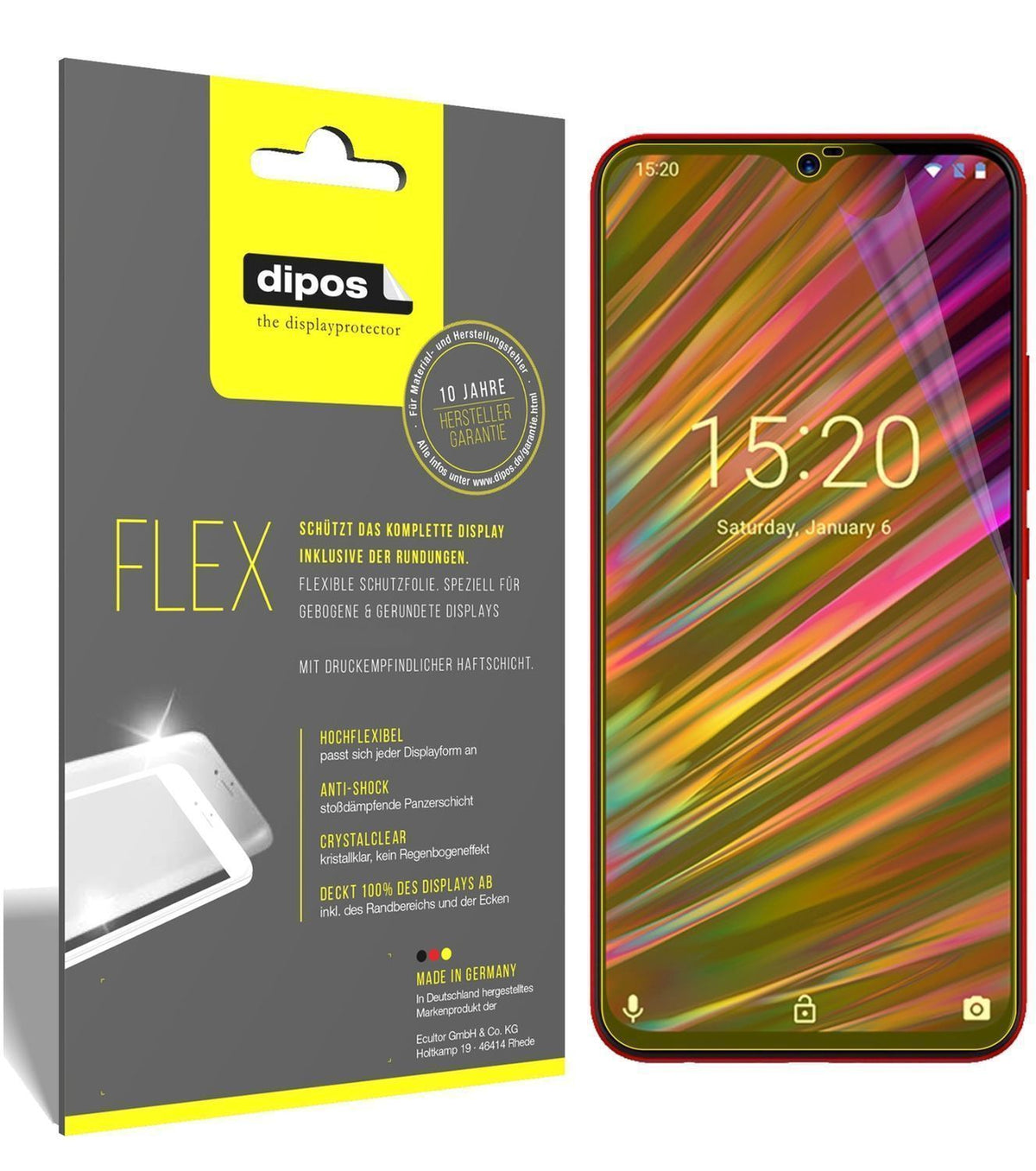 3x 3D Full Cover Schutzfolie für Umidigi F1 Play (1)