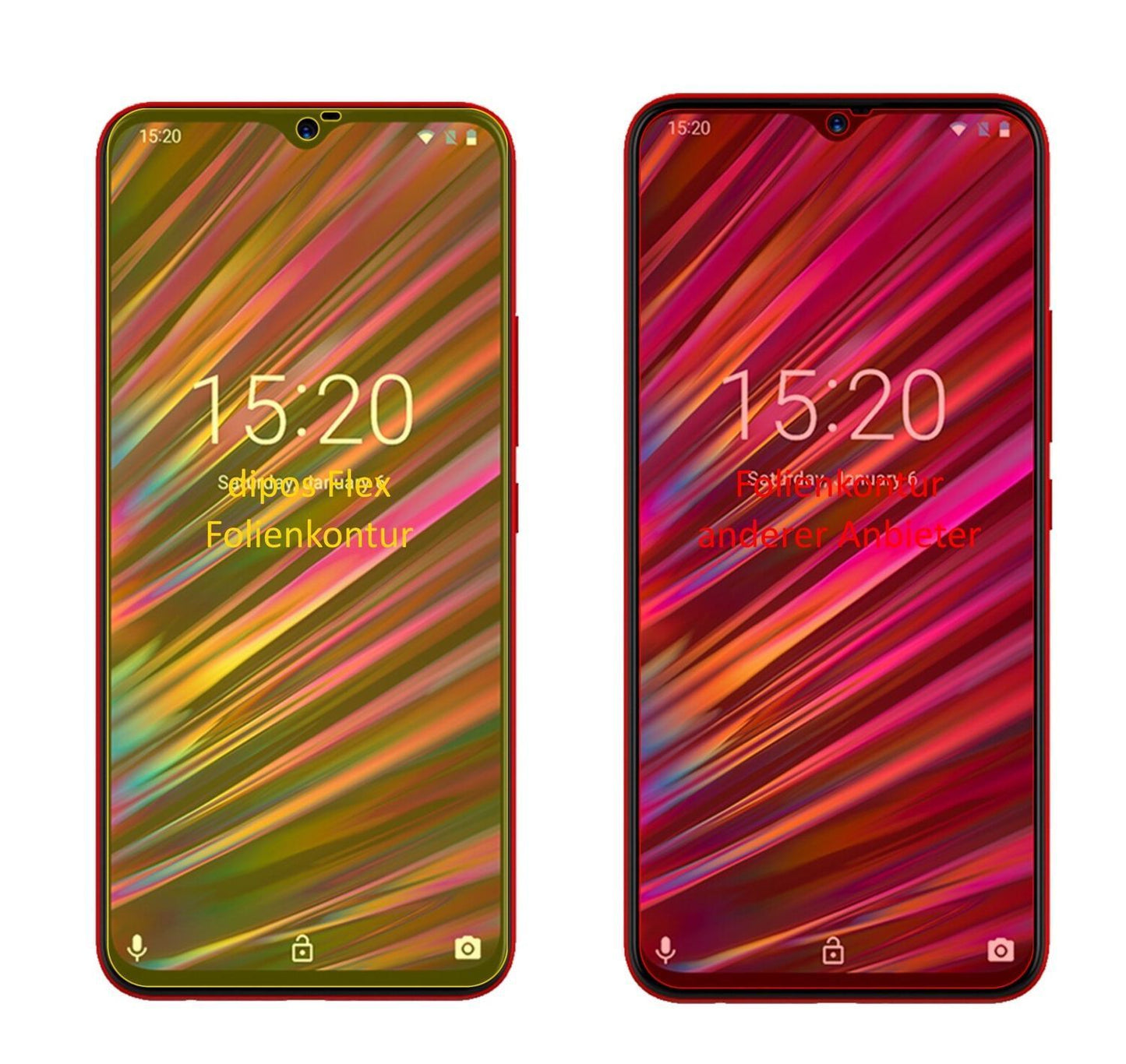 3x 3D Full Cover Schutzfolie für Umidigi F1 Play (2)