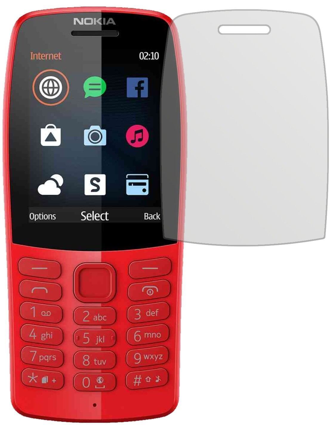 6x Schutzfolie matt für Nokia 210 Display-Schutzfo (2)