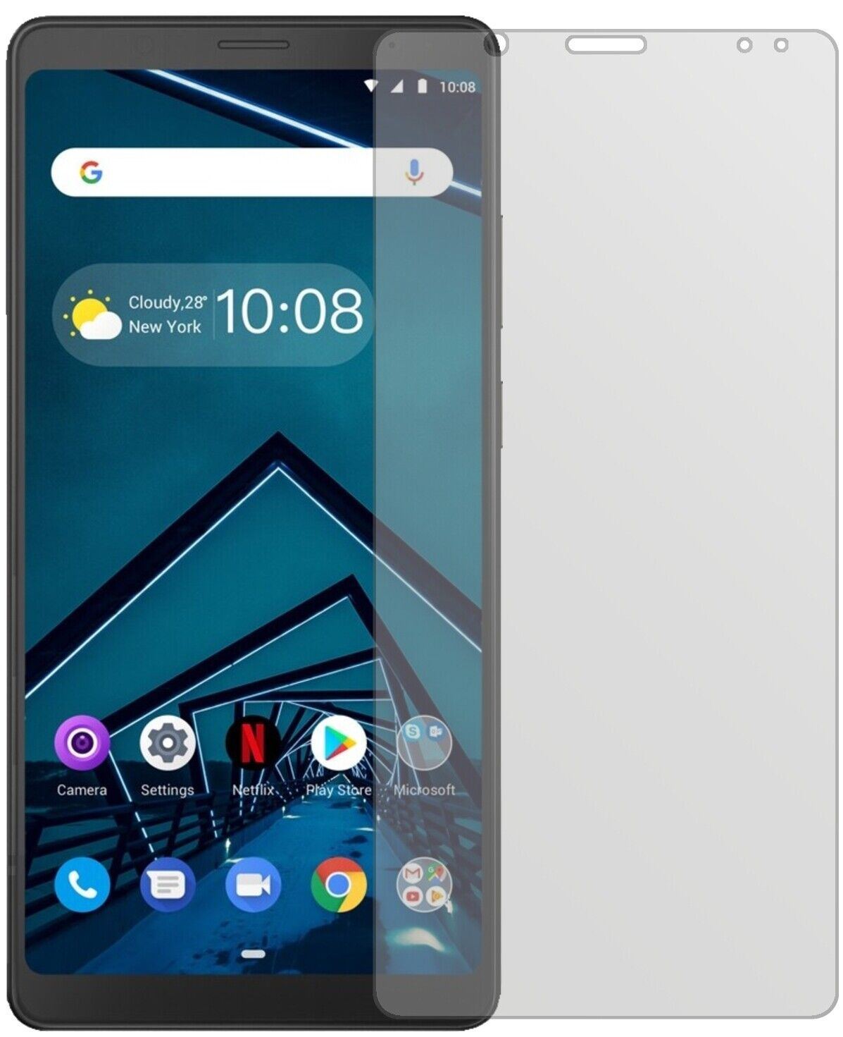 1x Schutzfolie matt für Lenovo Tab V7 Display-Schu (1)
