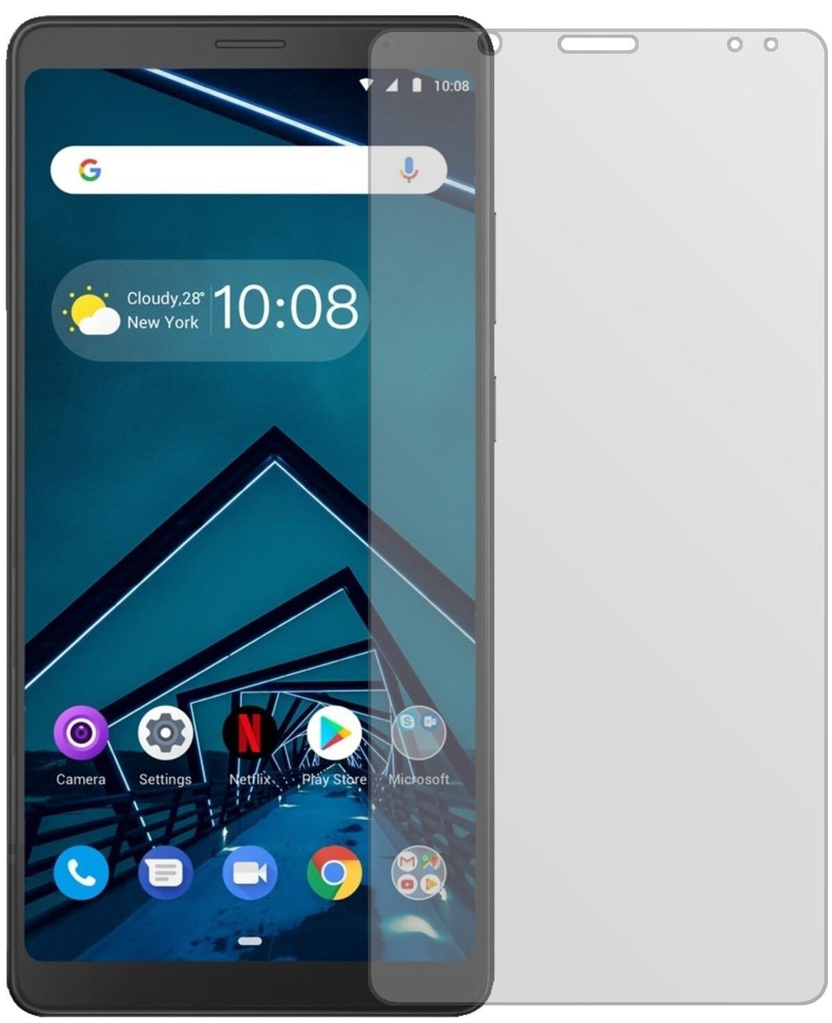 2x Schutzfolie matt für Lenovo Tab V7 Display-Schu (2)