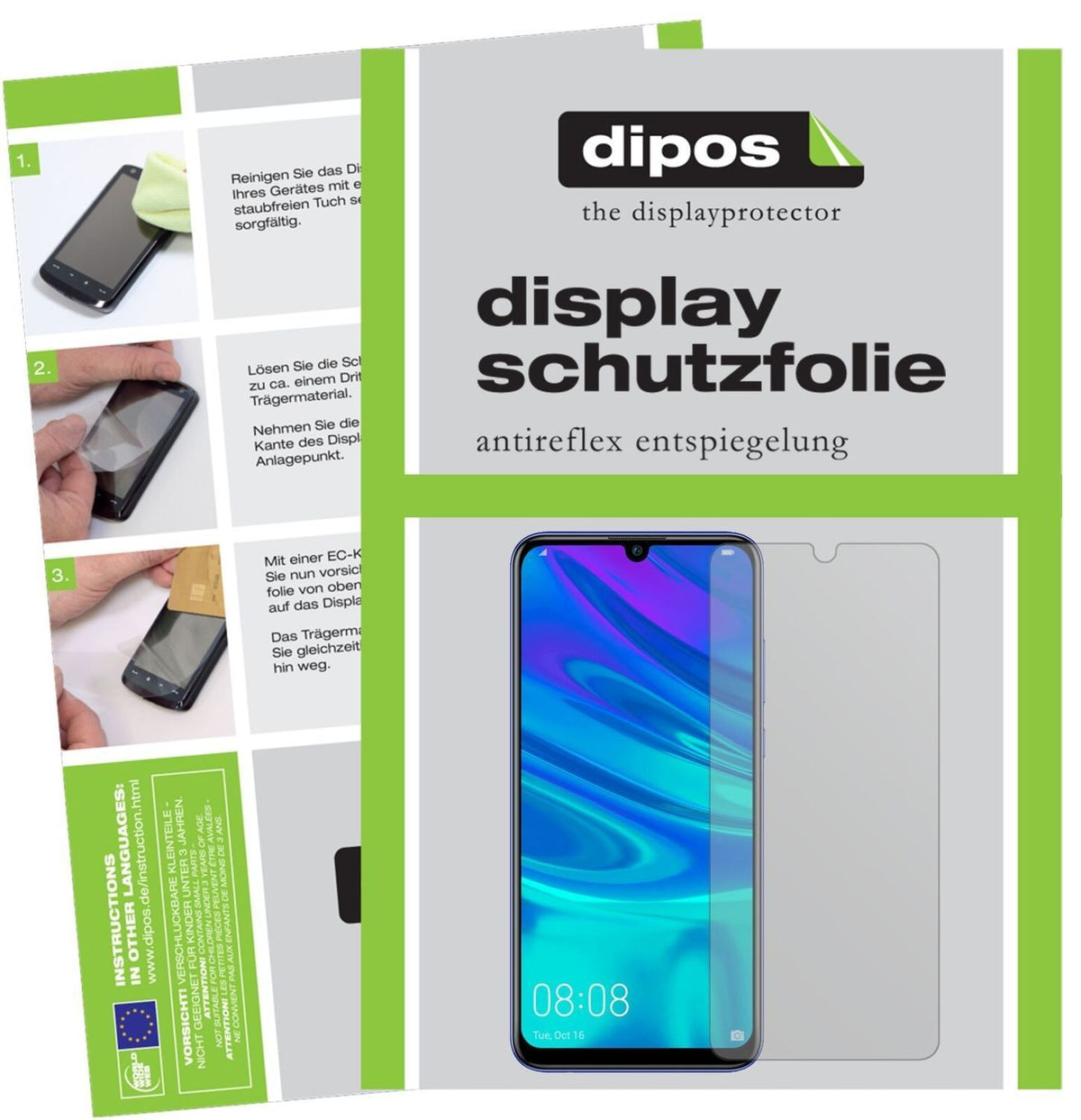 5x Schutzfolie matt für Huawei P Smart Plus (2019) (2)