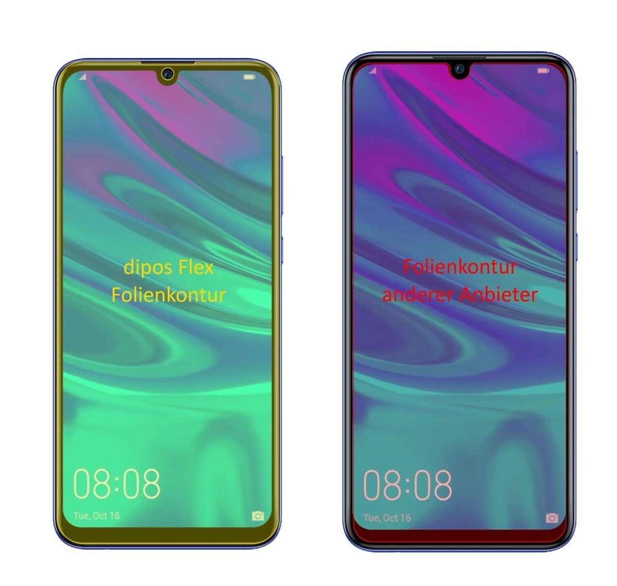 3x 3D Full Cover Schutzfolie für Huawei P Smart Pl (2)