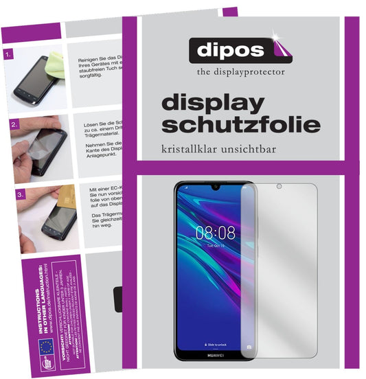 6x Schutzfolie klar für Huawei Y6 (2019) Display-S (1)