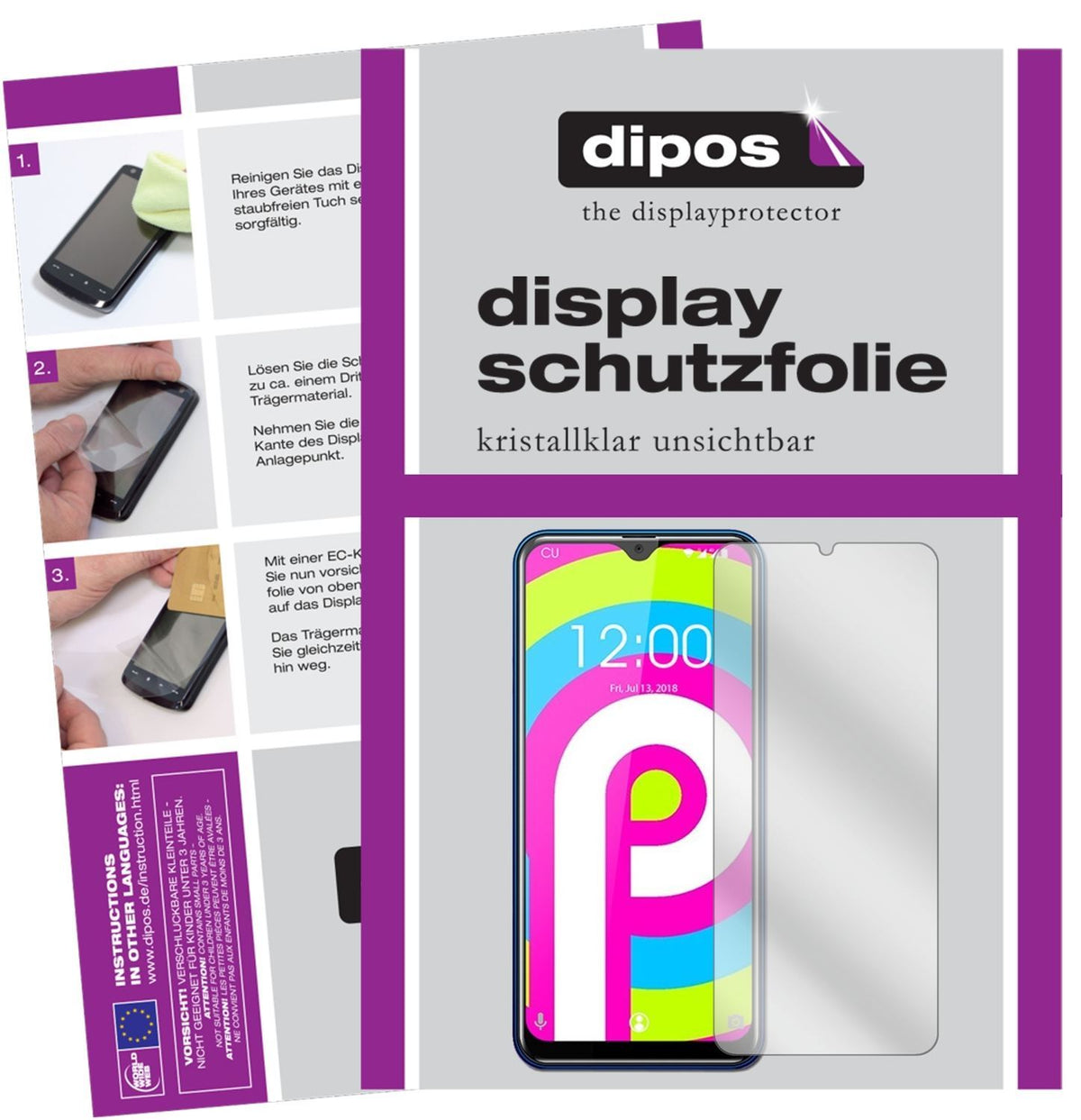 2x Schutzfolie klar für Oukitel C 15 Pro Display-S (1)