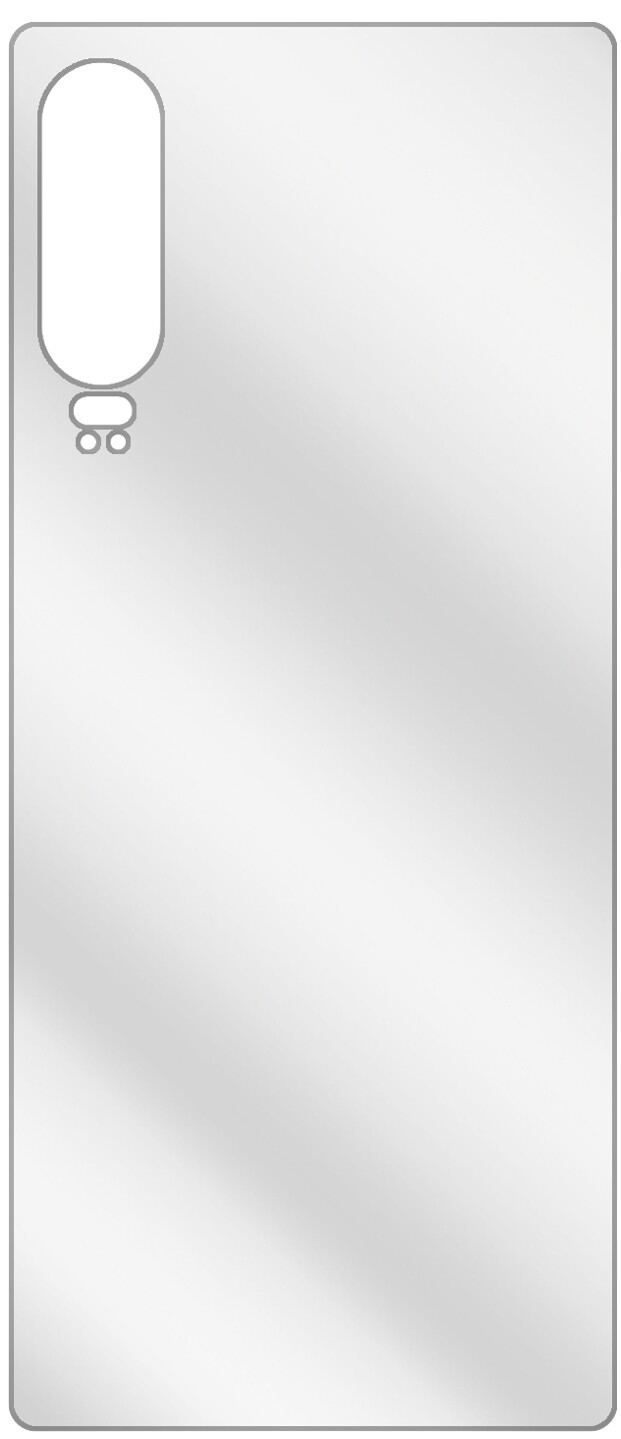2x Schutzfolie klar für Huawei P30 Rückseite Displ (3)