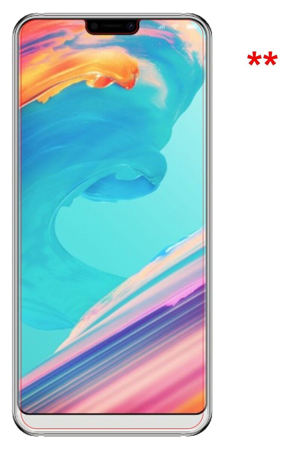 Blickschutzfolie für Ulefone T2 Pro matt Schutzfol (5)