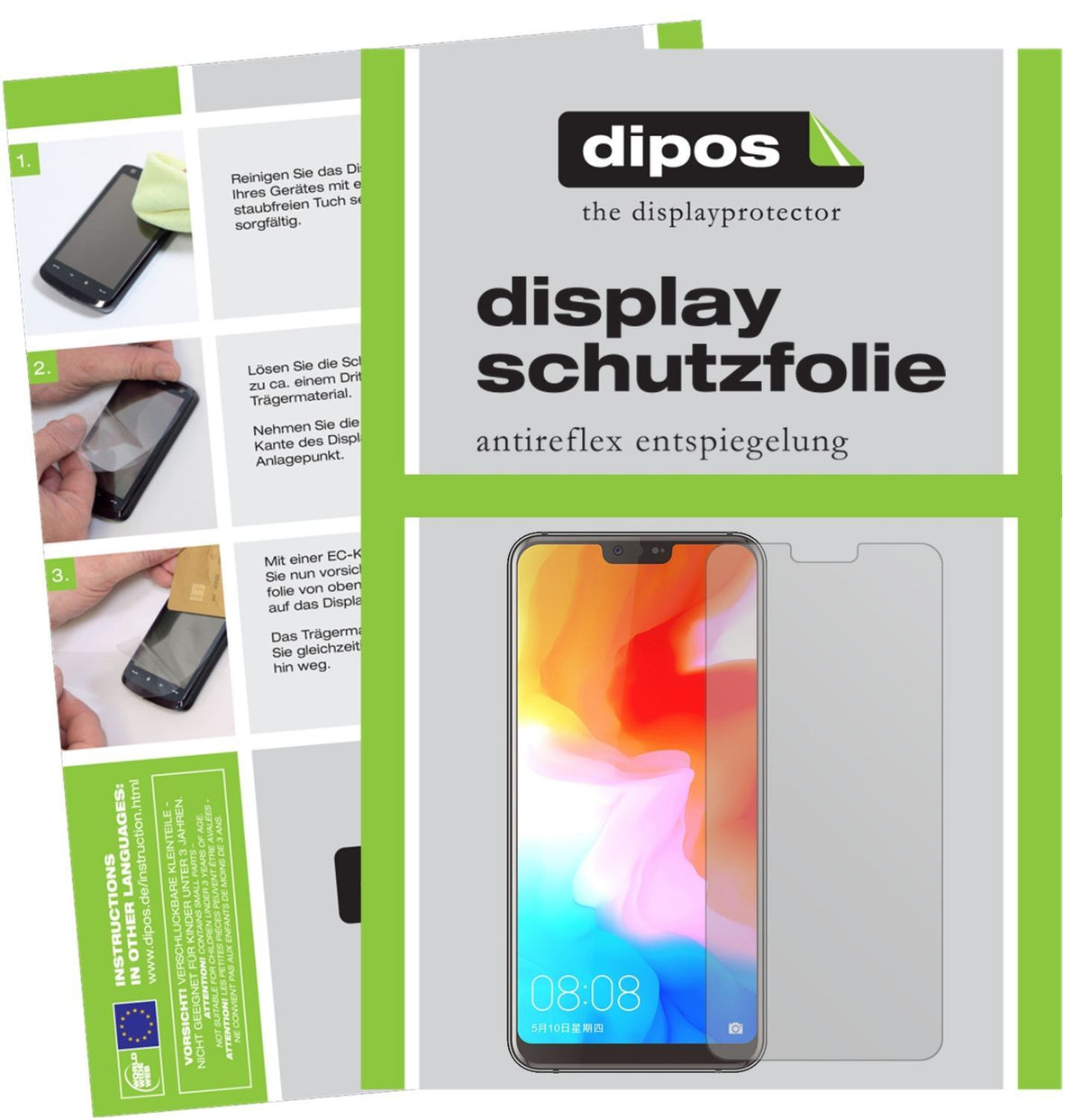 4x Schutzfolie matt für Ulefone T2 Display-Schutzf (1)