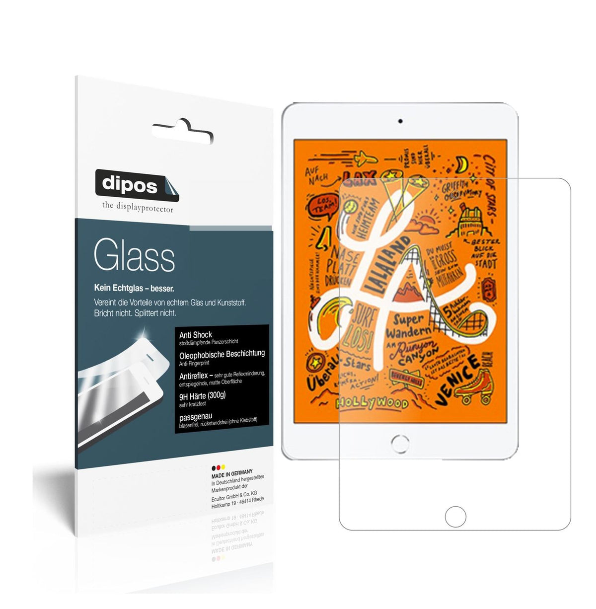 2x 9H Schutzfolie matt für Apple iPad Mini (2019)  (1)