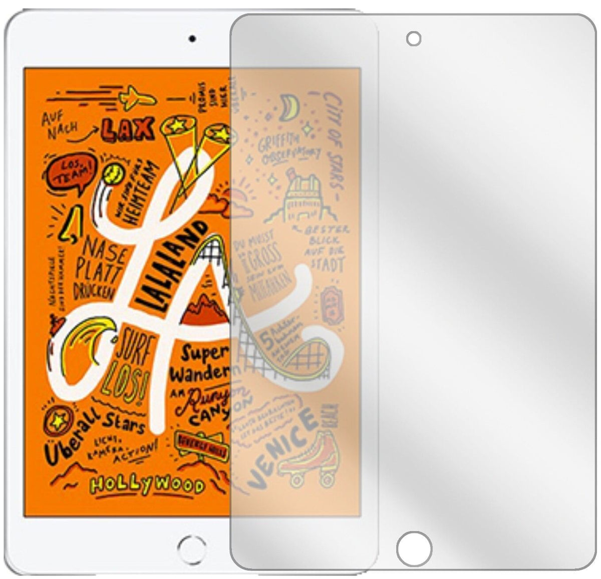 2x Schutzfolie klar für Apple iPad Mini (2019) 7.9 (2)