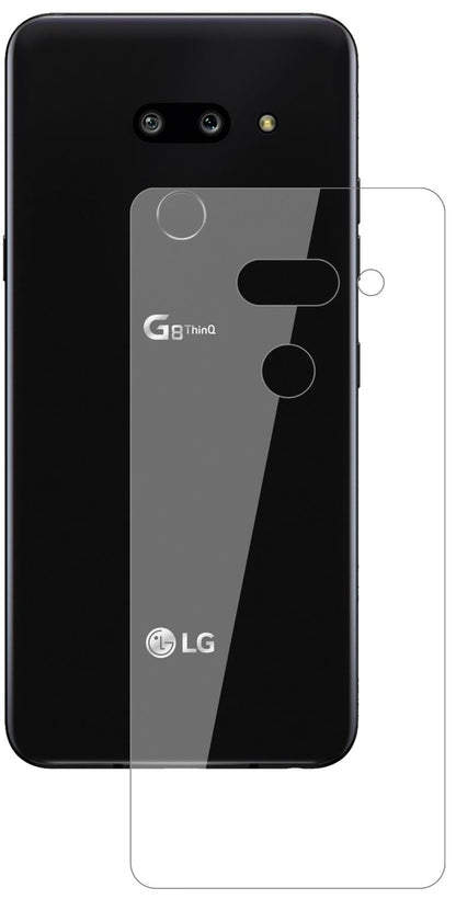 2x 9H Schutzfolie für LG G8 ThinQ Rückseite Panzer (2)
