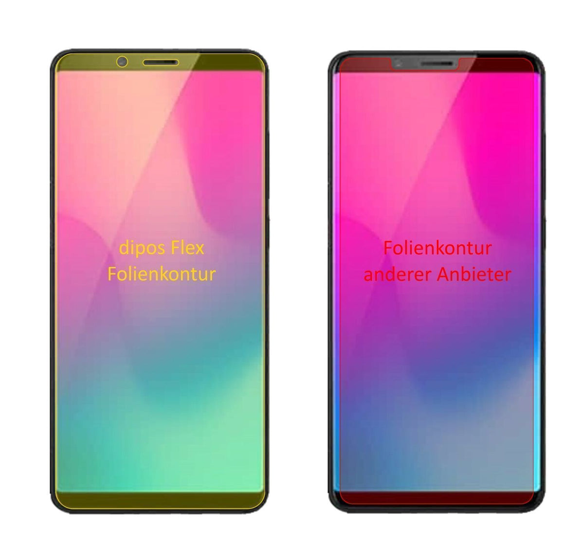 3x 3D Full Cover Schutzfolie für ZTE Nubia M3 (2)