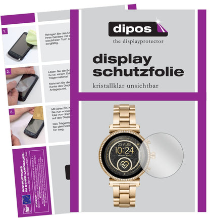2x Schutzfolie klar für Michael Kors Sofie 2.0 Sma (1)