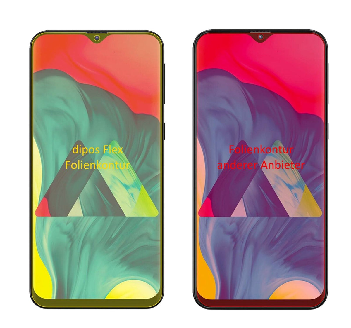 3x 3D Full Cover Schutzfolie für Samsung Galaxy M1 (2)
