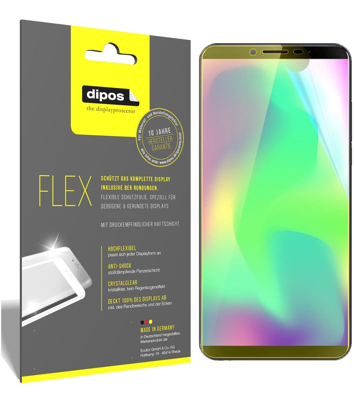 3x 3D Full Cover Schutzfolie für Cubot X19 (1)