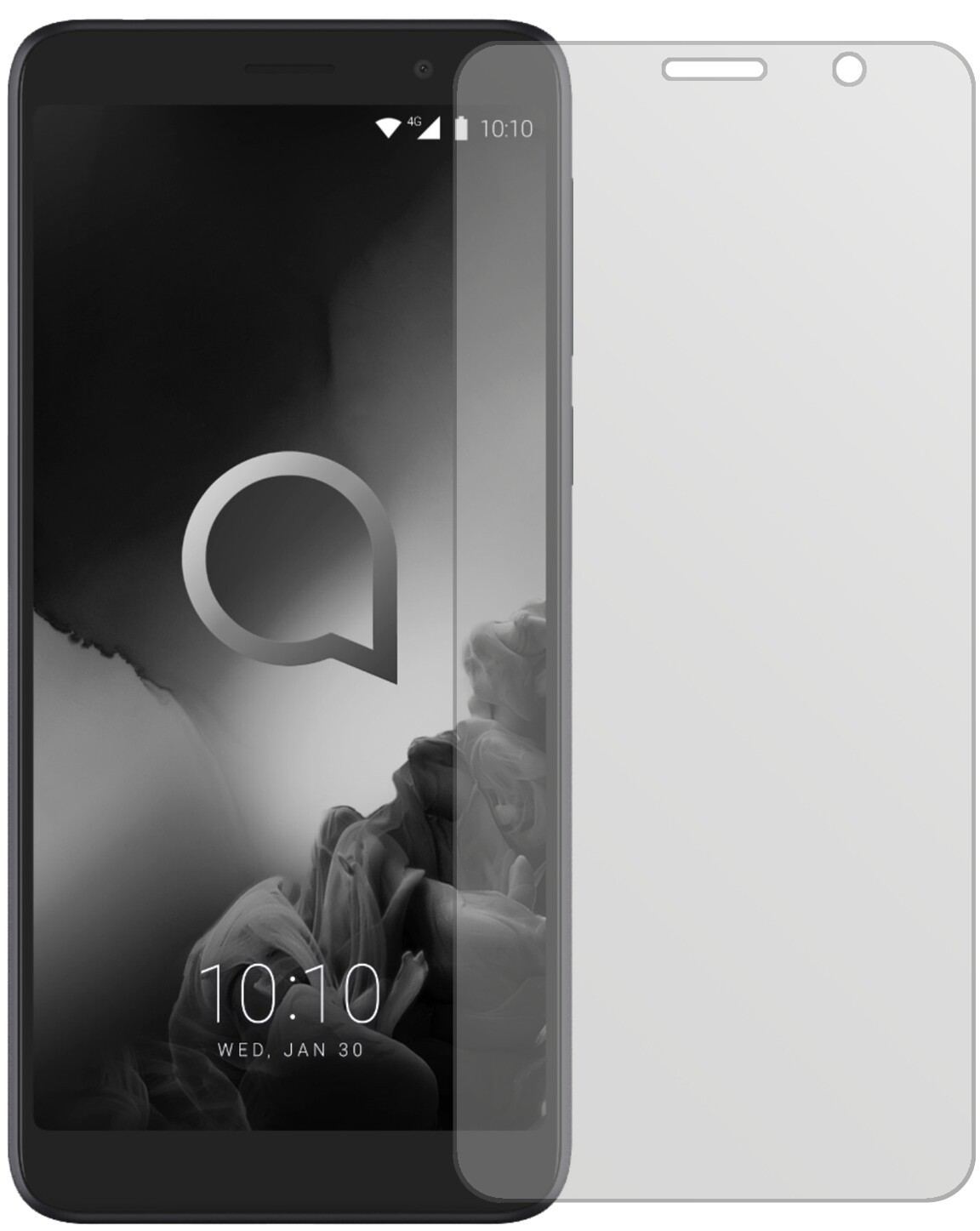 2x Schutzfolie matt für Alcatel 1X (2019) Display- (2)