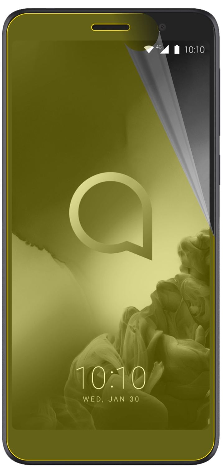 3x 3D Full Cover Schutzfolie für Alcatel 1C (2019) (3)