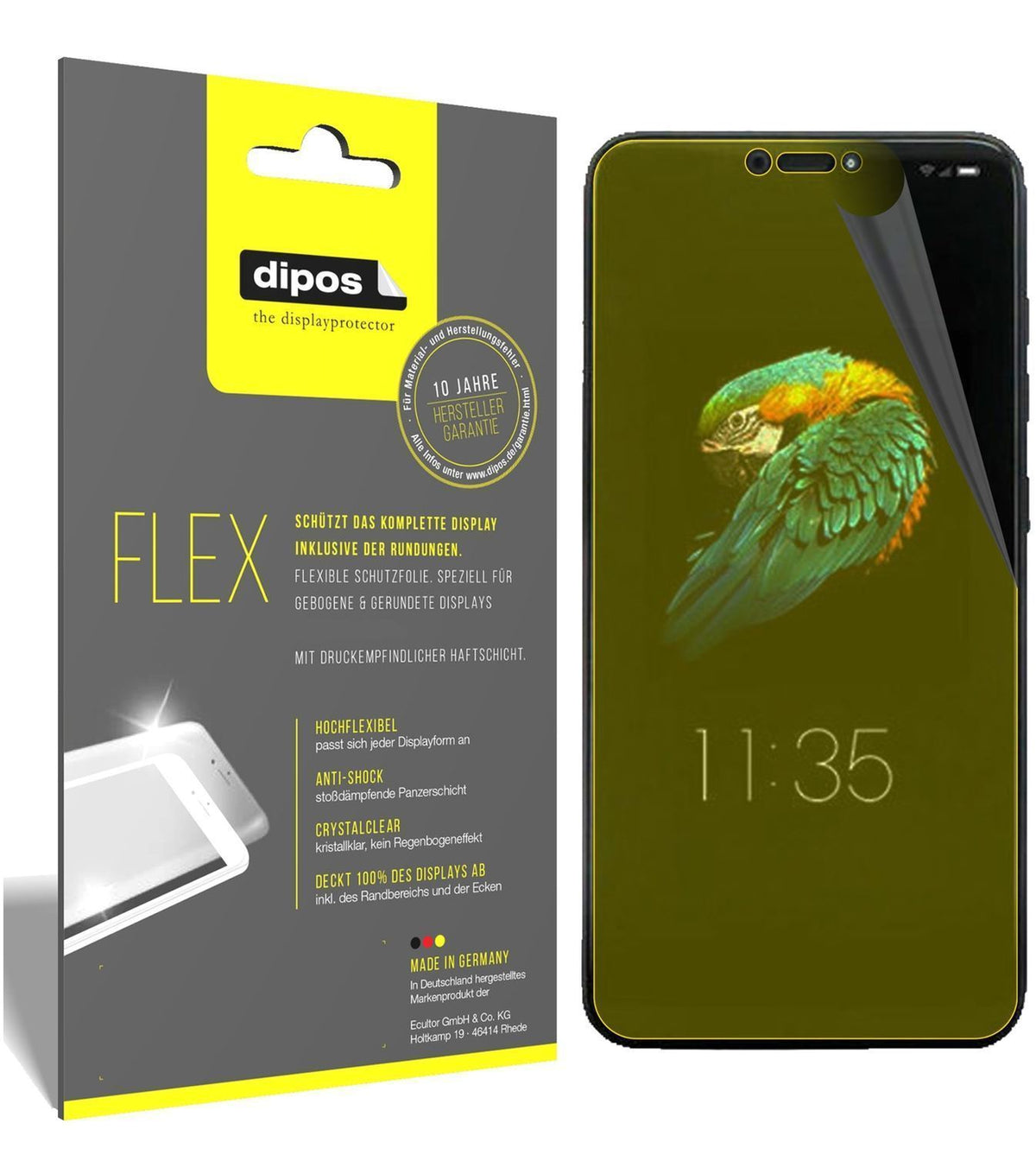 3x 3D Full Cover Schutzfolie für Lenovo S5 Pro GT (1)