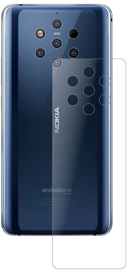 2x 9H Schutzfolie matt für Nokia 9 PureView Rückse (2)