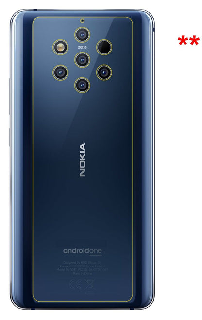 6x Schutzfolie matt für Nokia 9 PureView Rückseite (6)