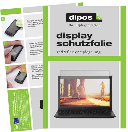 2x Schutzfolie matt für Medion Akoya P6685 Display (1)