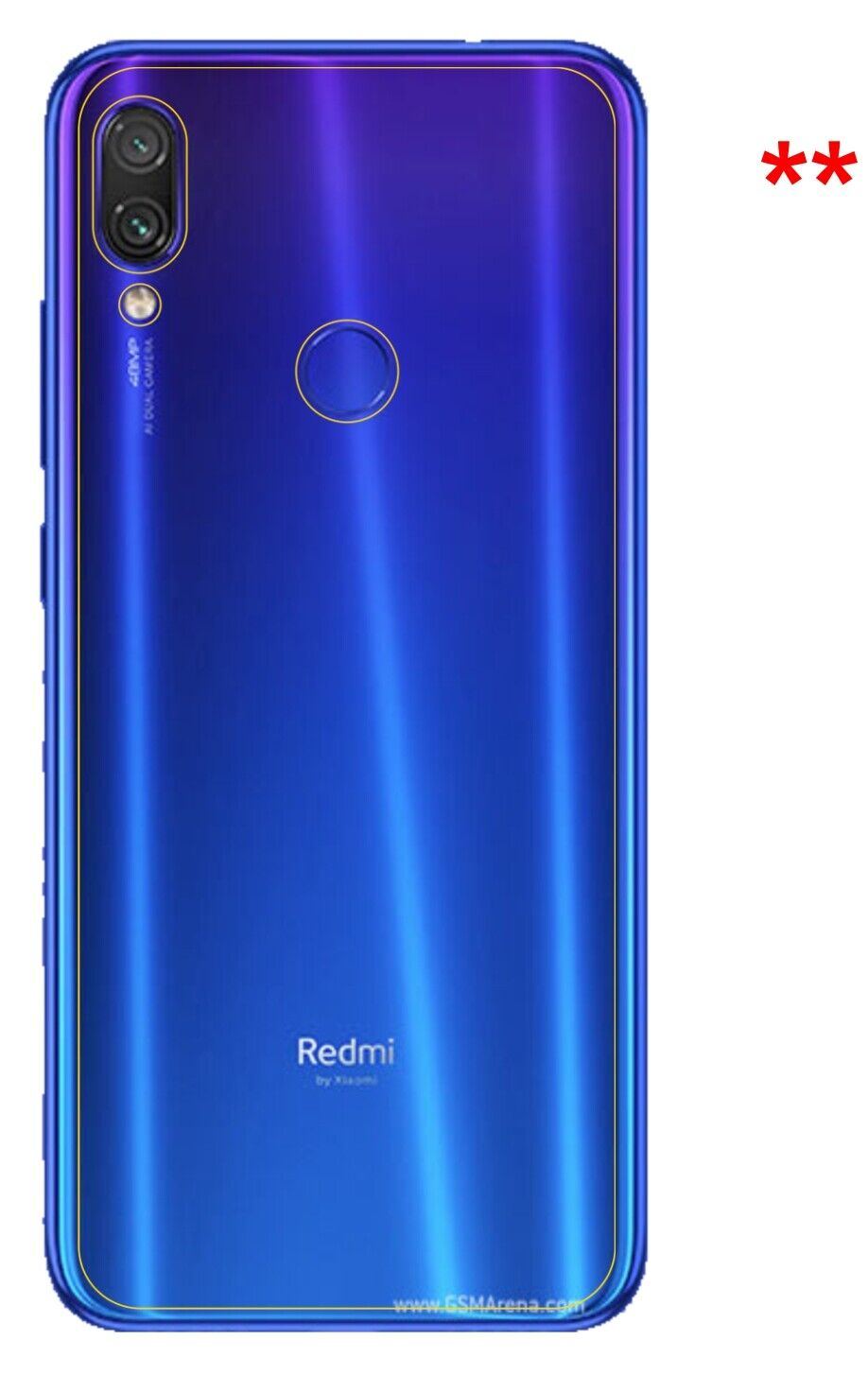 5x Schutzfolie matt für Xiaomi Redmi Note 7 Pro Rü (6)