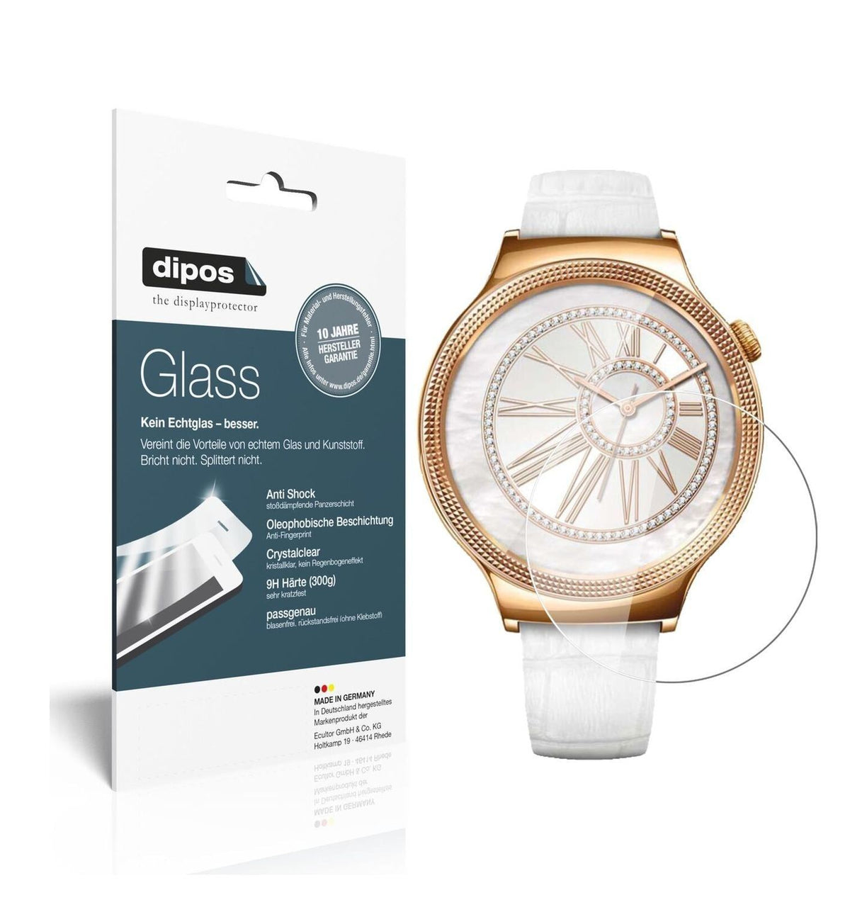 1x 9H Schutzfolie für Huawei Watch Jewel Panzerfol (2)