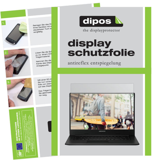 2x Schutzfolie matt für Medion Akoya E6246 Noteboo (1)