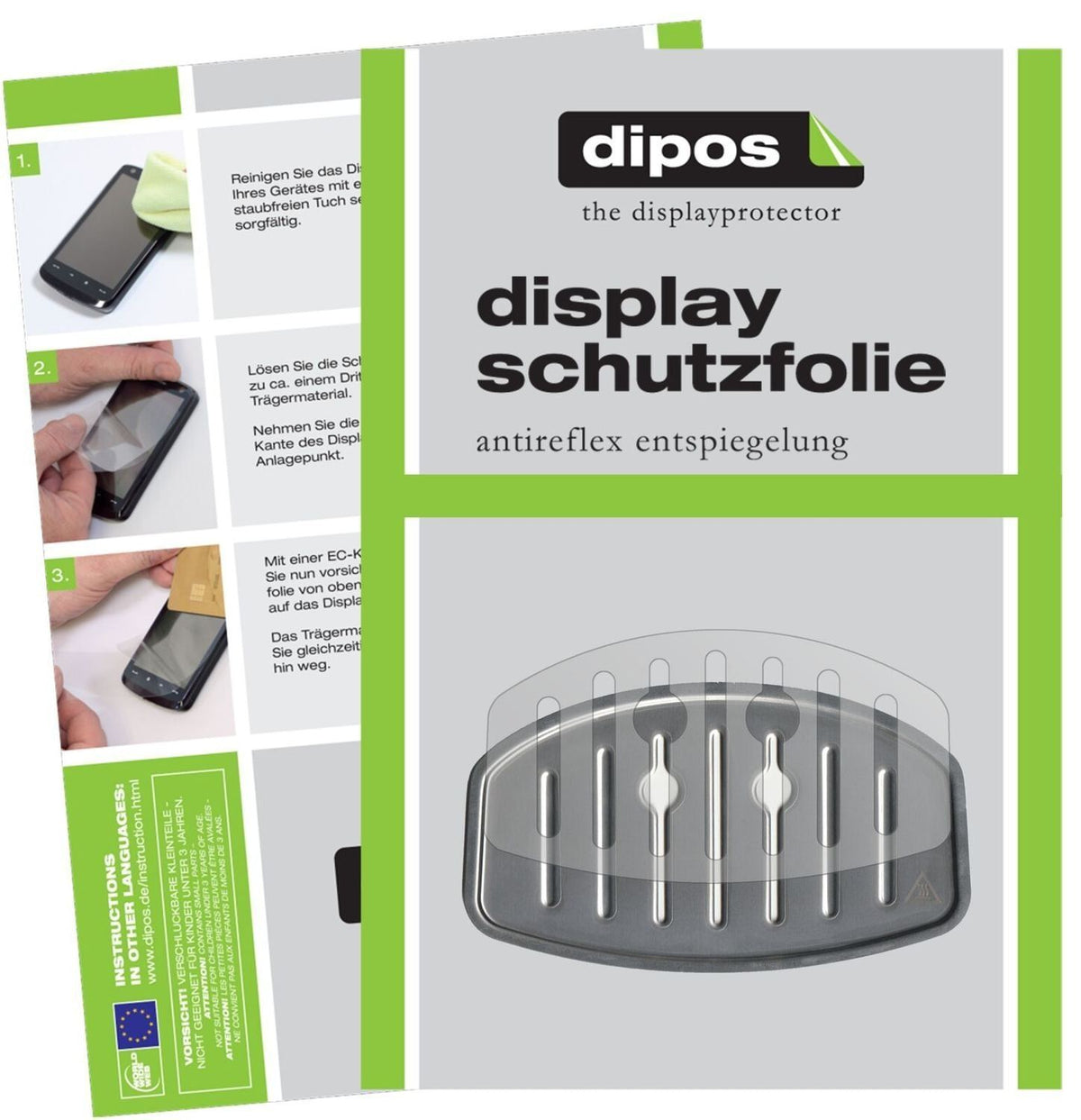 1x Schutzfolie matt für Krups EA 8108 Tropfblech D (2)