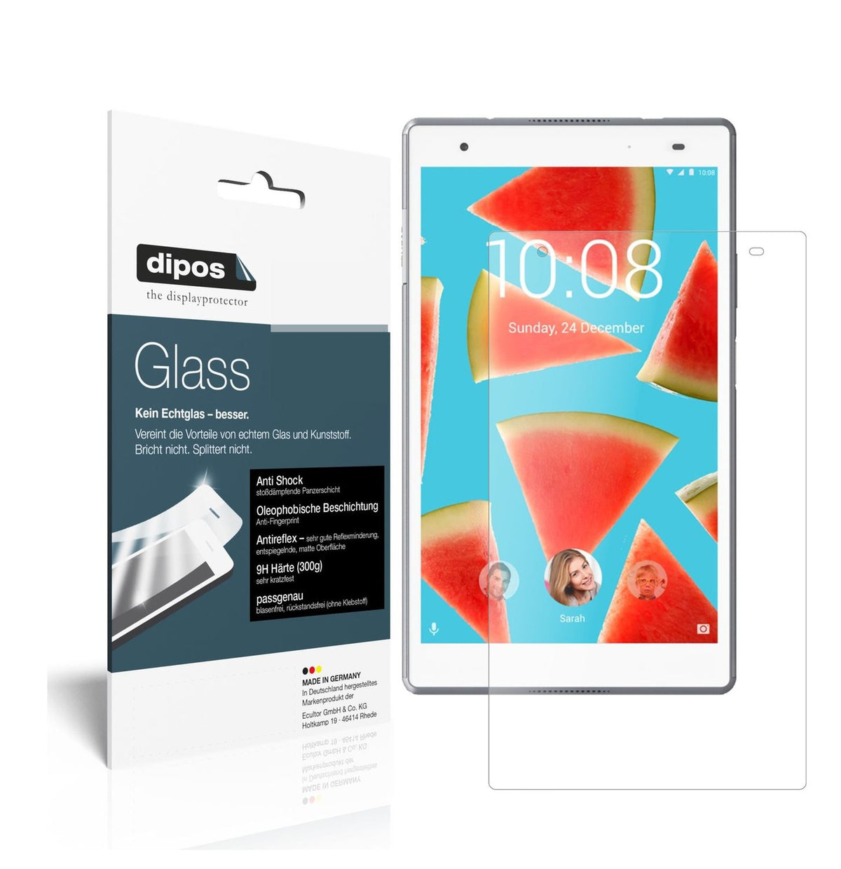 2x 9H Schutzfolie matt für Lenovo Tab 4 8 Plus Pan (1)