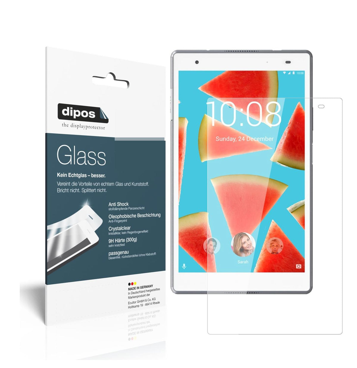 2x 9H Schutzfolie für Lenovo Tab 4 8 Plus Panzerfo (1)