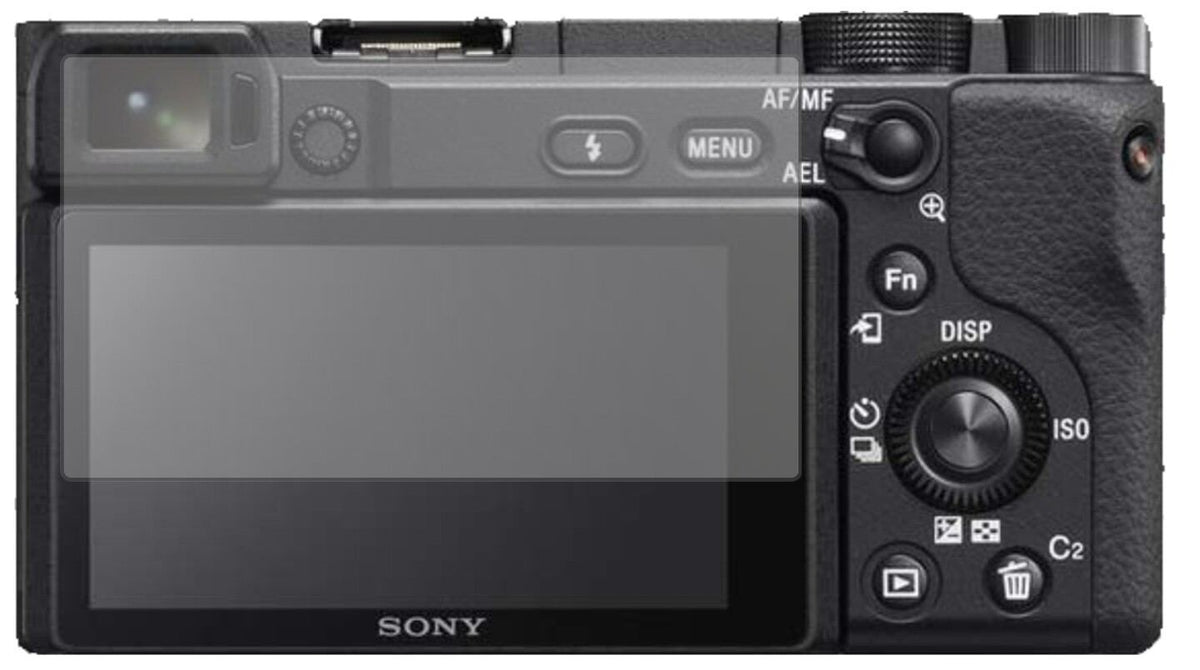 2x Schutzfolie matt für Sony Alpha 6400 Display-Sc (2)