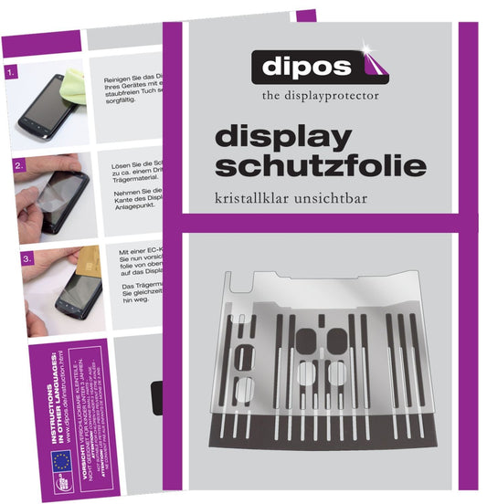 2x Schutzfolie klar für DeLonghi Dinamica ECAM 350 (1)