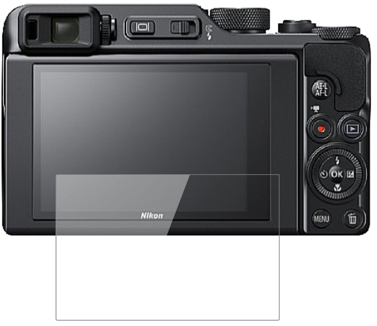 2x 9H Schutzfolie für Nikon Coolpix A1000 Panzerfo (2)