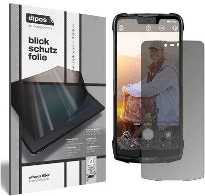 Blickschutzfolie für Doogee S90 matt Schutzfolie P (1)