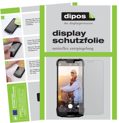 2x Schutzfolie matt für Doogee S90 Display-Schutzf (1)