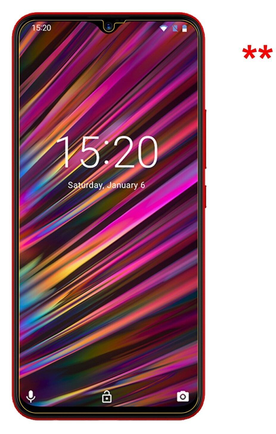 Blickschutzfolie für Umidigi F1 matt Schutzfolie P (5)