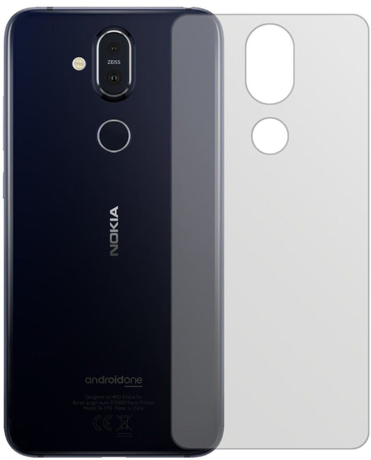 1x Schutzfolie matt für Nokia 8.1 Rückseite Displa (1)