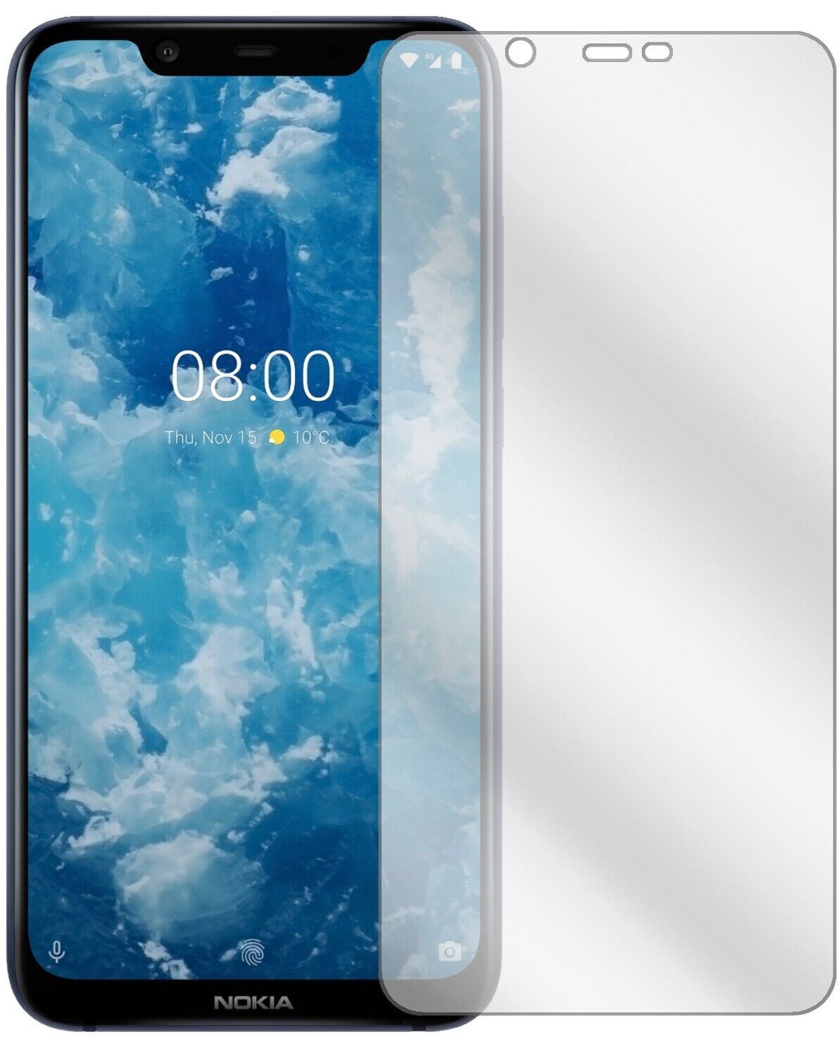 5x Schutzfolie klar für Nokia 46030 Display-Schutz (1)