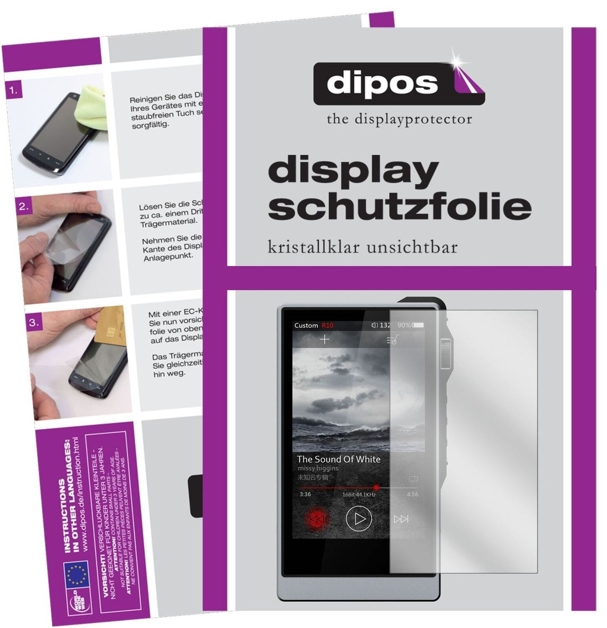 1x Schutzfolie klar für iBasso DX200 Display-Schut (2)