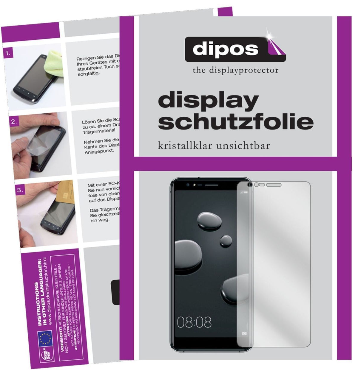 5x Schutzfolie klar für Haier P10 Display-Schutzfo (2)