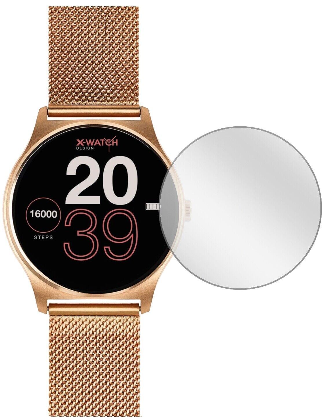 5x Schutzfolie klar für Joli XW Pro Smartwatch Dis (1)