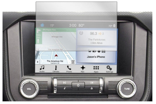 1x Schutzfolie klar für Ford Mustang Navi (ab BJ 2 (1)
