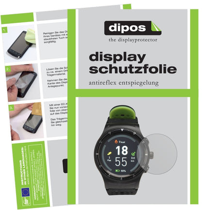 5x Schutzfolie matt für DENVER SW-500 Smartwatch D (2)