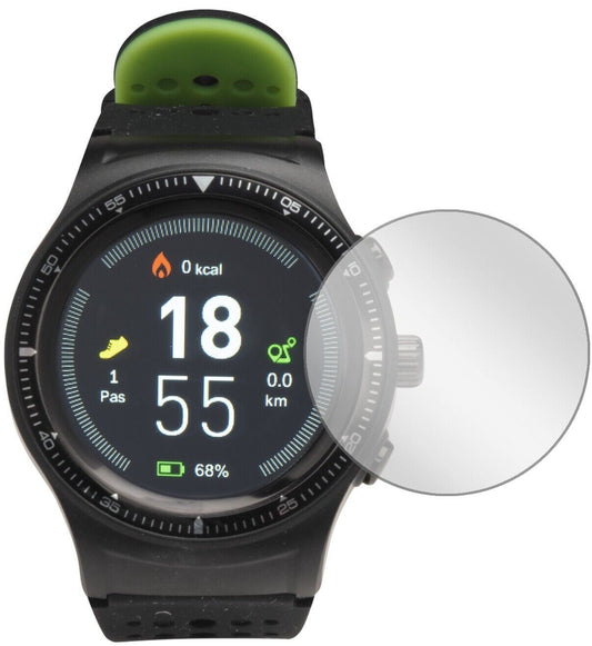 5x Schutzfolie klar für DENVER SW-500 Smartwatch D (1)