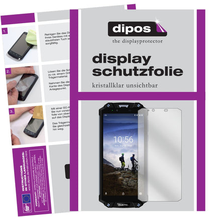 2x Schutzfolie klar für Oukitel WP2 Display-Schutz (1)